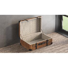 3D Retro Suitcase 1 Two Positions model